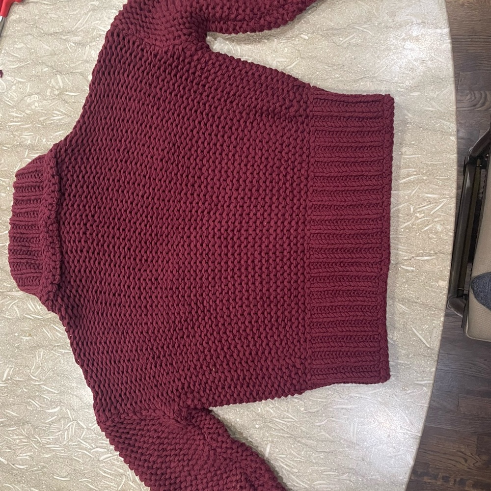 Free People My Only Sunshine Chunky Knit Sweater